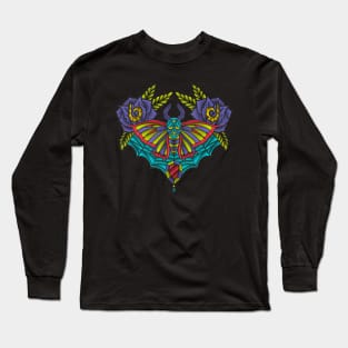 Death head moth tattoo inspired shirt Long Sleeve T-Shirt